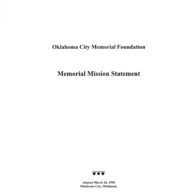 Memorial Mission Statement